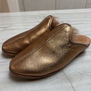 Bronze shearling Sabas